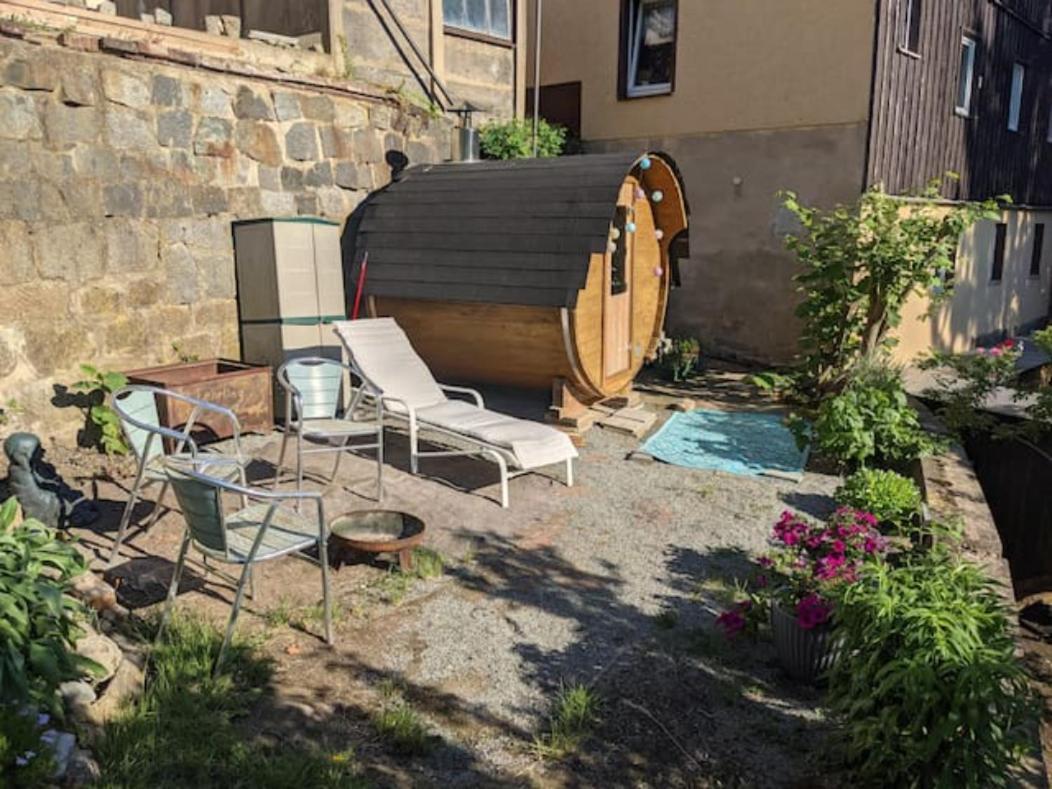 Zi2 - Urlaubsmagie - Whirlpool, Sauna Und Garten Lägenhet Sebnitz Exteriör bild