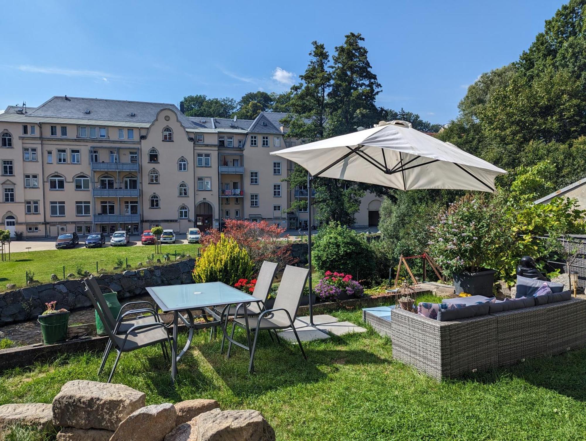 Zi2 - Urlaubsmagie - Whirlpool, Sauna Und Garten Lägenhet Sebnitz Exteriör bild