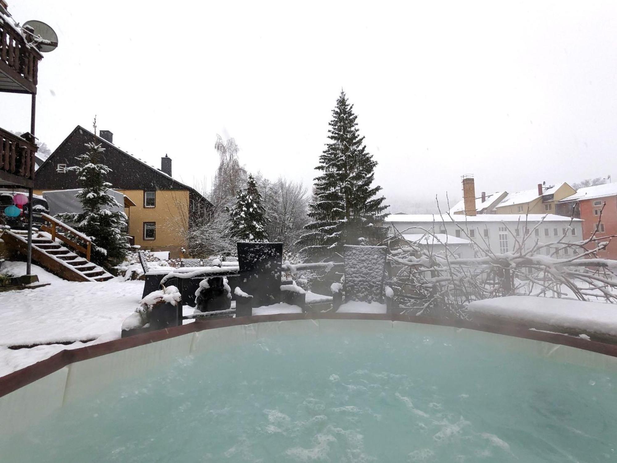 Zi2 - Urlaubsmagie - Whirlpool, Sauna Und Garten Lägenhet Sebnitz Exteriör bild