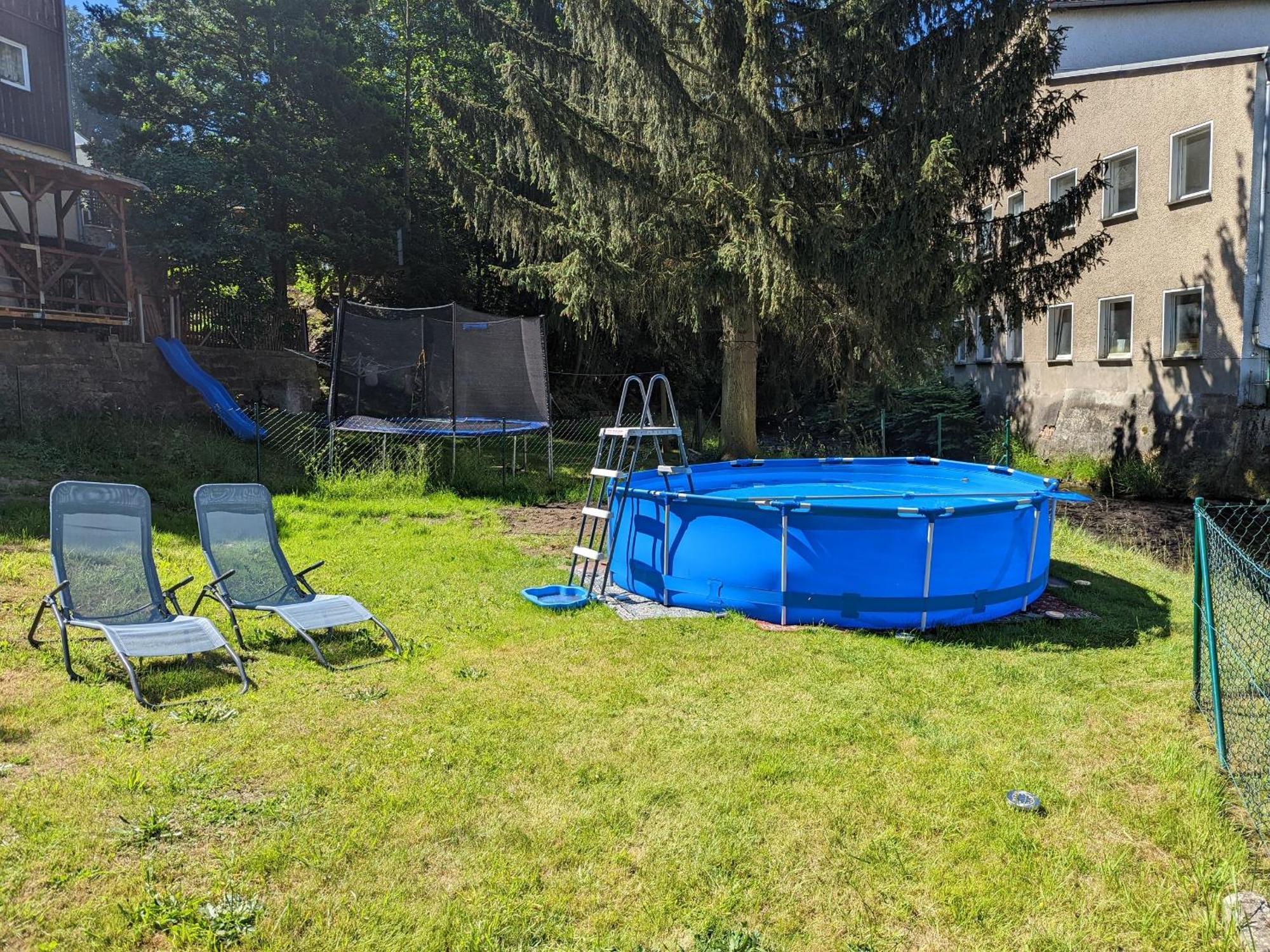 Zi2 - Urlaubsmagie - Whirlpool, Sauna Und Garten Lägenhet Sebnitz Exteriör bild